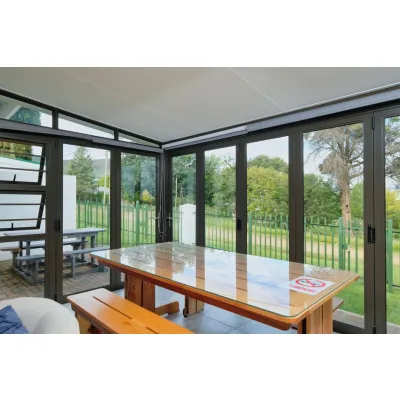 Aluminium folding doors