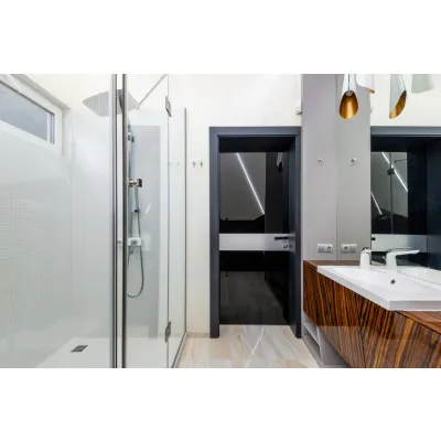 Toughened glass shower screens